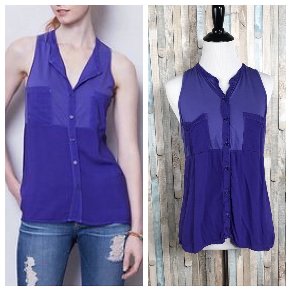Anthropologie‎ S Zera Sleeveless Shirt Tank Top